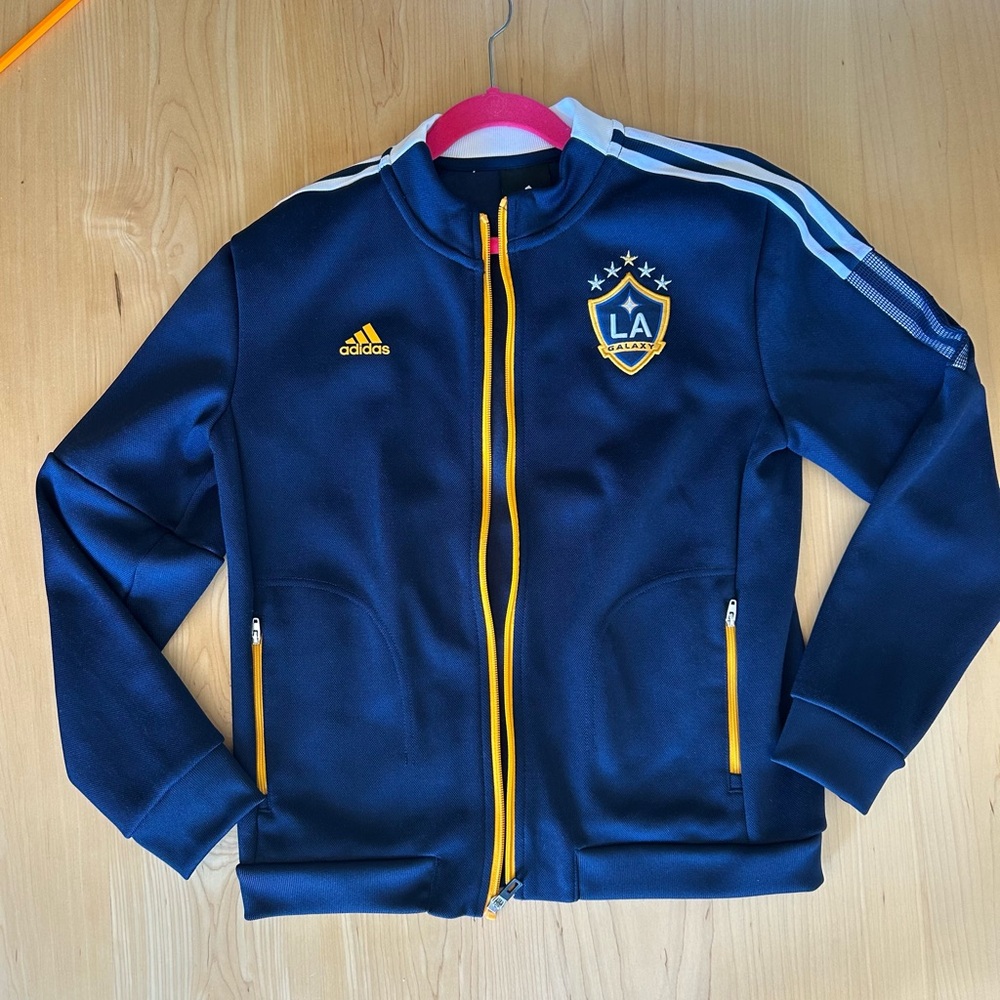 Adidas Boys LA Galaxy Warm up Jacket -Sz. 10-12 (M)